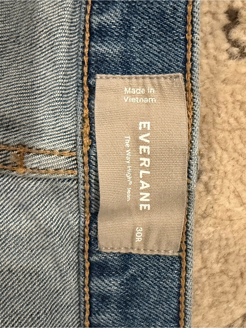 Everlane Light Blue Straight Leg Jeans - Picture 4 of 8